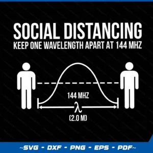 Amateur Radio Ham Funny Social Distancing