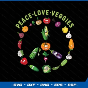 Funny Veggie Art For Women Men Vegan Food Vegetables Themed