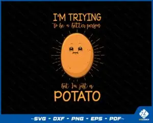 Potato Spud Root Vegetable Tater Vegan Lover Keto Gift Idea